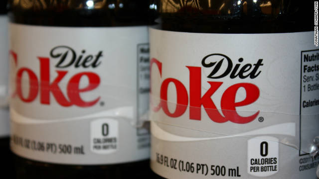 Diet Soda Label Compared To Regular