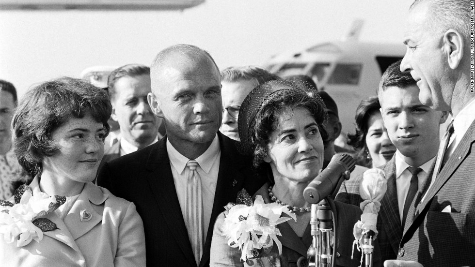 Image result for john glenn astronaut family