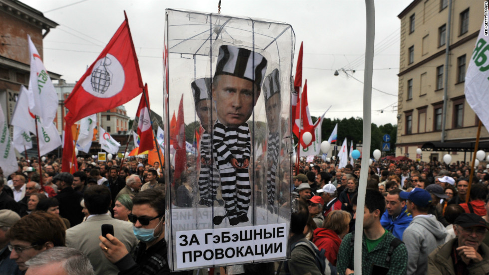 Russia Protesters Demand Putin S Resignation Cnn