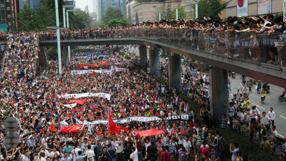 Anti-Japan Protests Erupt In China