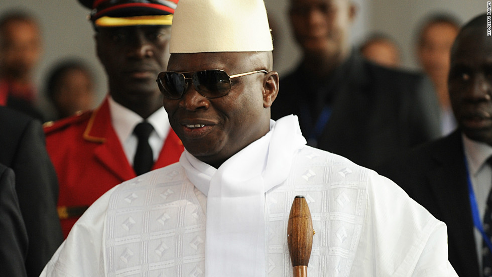 Yahya Jammeh left the country on Saturday