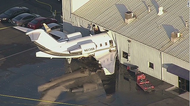 Plane Slams Into Building In California CNN Video