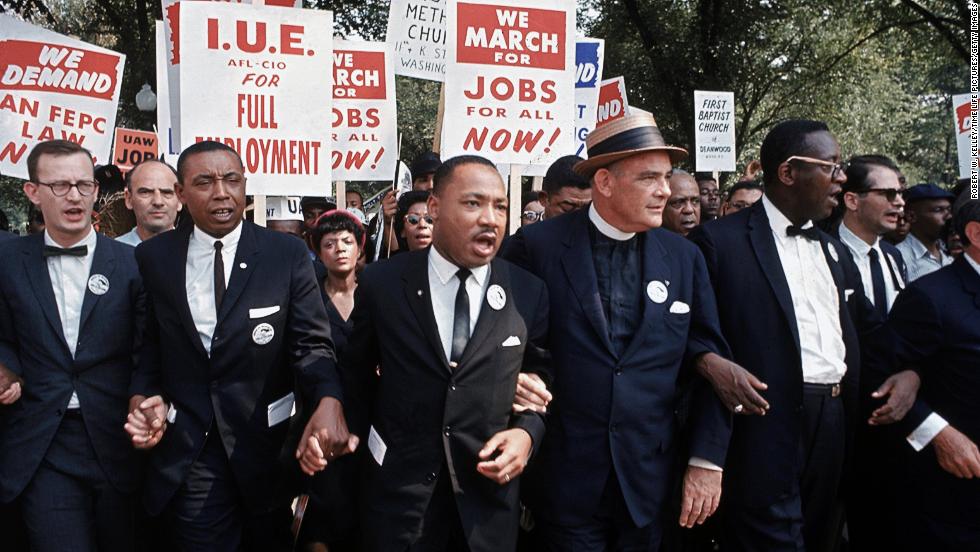 Which MLK march has had the highest attendance?