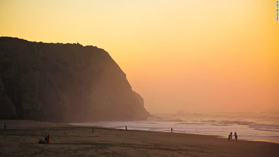 Few European capitals have such easy access to great beaches, like this one at Sintra.