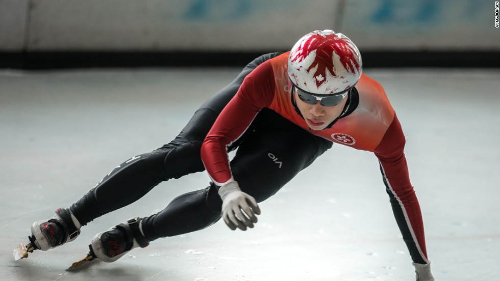 From the Hong Kong special administrative region of China comes Pan-To Barton Lui, a 20 year-old speed skater. Because of a lack of training facilities in Hong Kong, he trained in Canada during his teens.