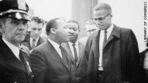 Martin Luther King Jr. and Malcolm X met briefly once as the Civil Rights Act of 1964 was being debated in Washington.