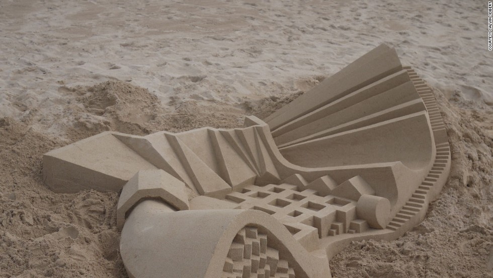 7 Modernist Sand Sculptures Made By Hand - CNN.com