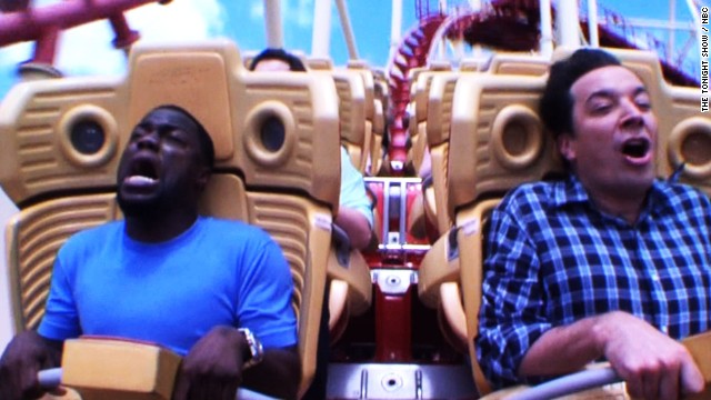 Kevin Hart Conquers Coaster Fear Kinda Cnn Video