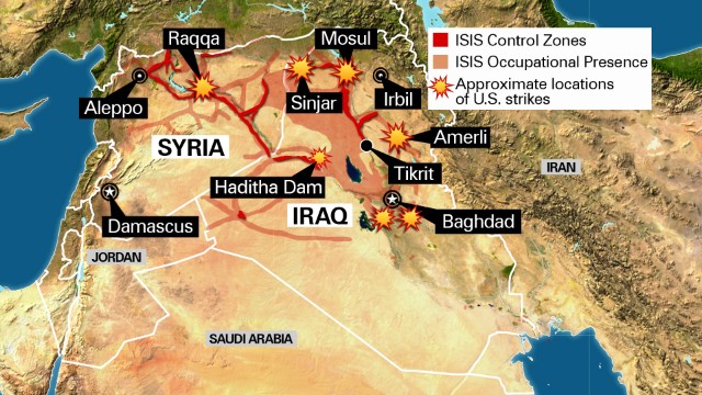 U S Airstrikes Hit Isis Targets Inside Syria Cnn