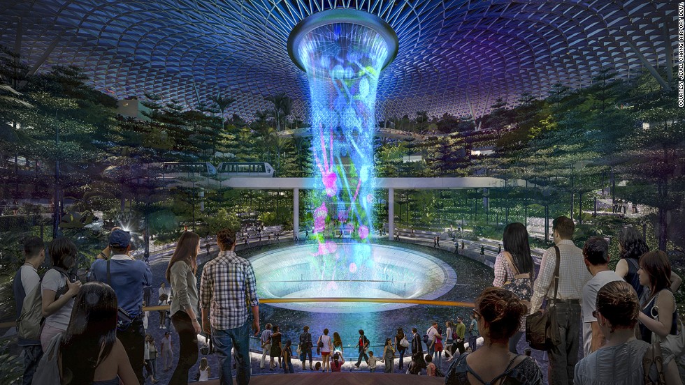 Singapore Changi Airport's new terminal is dazzling