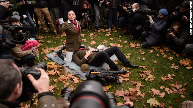 Face Sitting Protest Over Uk Porn Censorship Law