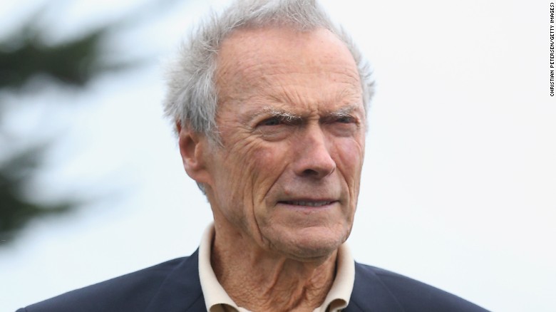 PEBBLE BEACH, CA - FEBRUARY 09: <b>Clint Eastwood</b> stands on the 18th green ... - 150115102445-clint-eastwood-0214-exlarge-169