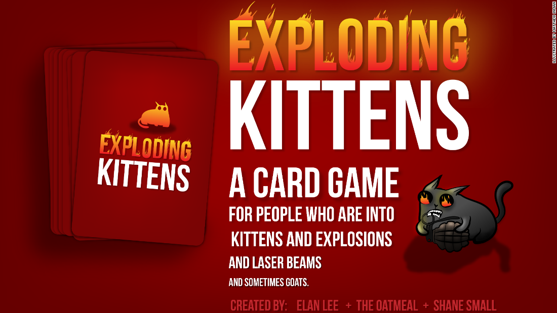 Exploding Kittens Most Backed Kickstarter Ever