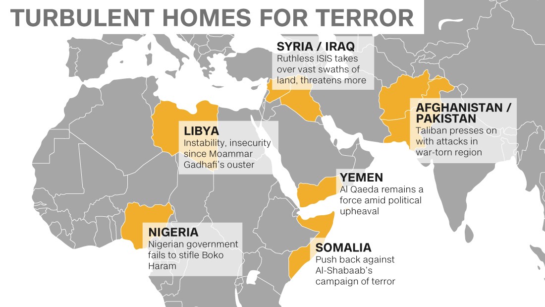 Turbulent nations on frontlines of terror fight CNN