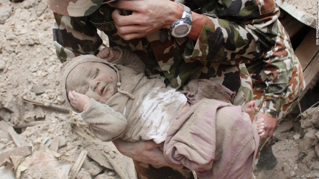 Image result for Baby rescued from rubble, fire Brigade says it's a 'miracle'