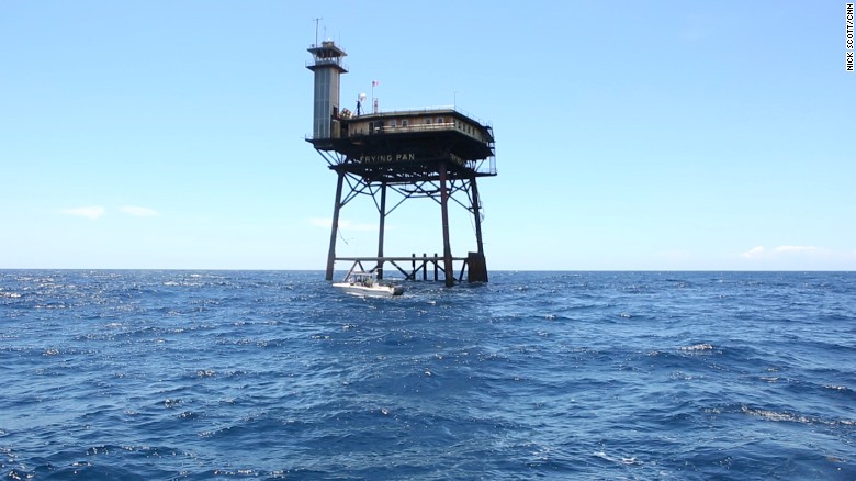 frying pan tower atlantic ocean