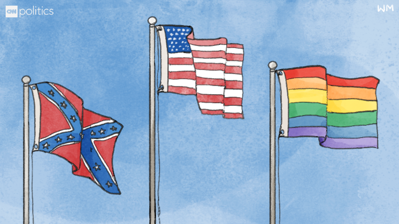 twitter confederate gay pride flag