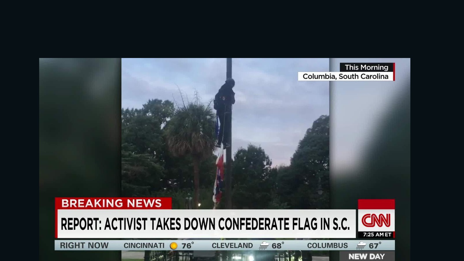 Bree Newsome Hailed For Removing Confederate Flag 