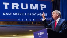 Business mogul Donald Trump announces his candidacy for the U.S. presidency at Trump Tower on Tuesday, June 16, 2015, in New York City.