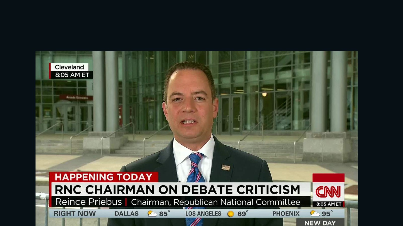 Head Of Rnc Weighs In On Tonights Debate Cnn Video