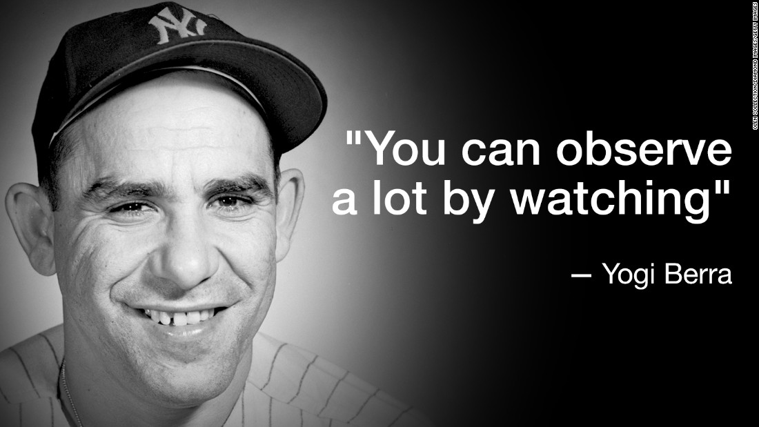 Famous Yogi Berra quotes