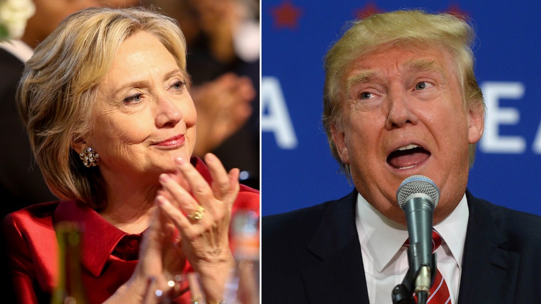 Donald Trump, Hillary Clinton lead in swing state polling