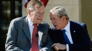Former Presidents H.W. and W. Bush denounce racism in wake of Charlottesville