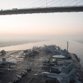 USS Truman Suez Friendship Bridge
