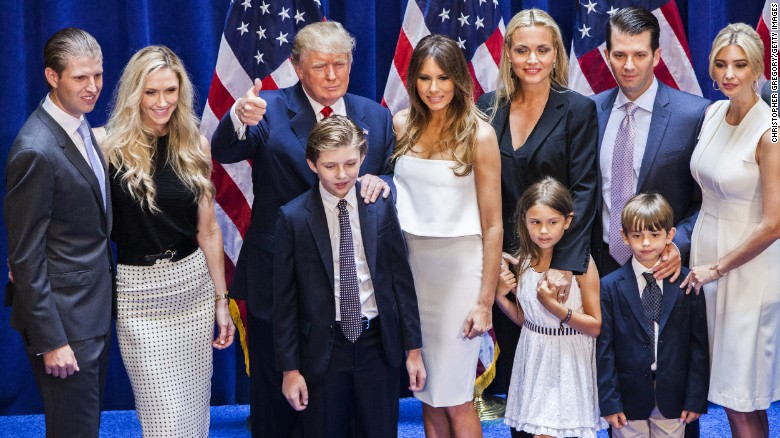 Image result for photos of trump family in white house