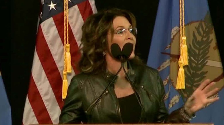 Sarah Palin Cites Track Palin S PTSD At Donald Trump Rally CNNPolitics