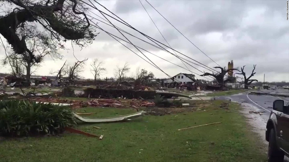 Video of Lousiana storm damage - CNN Video