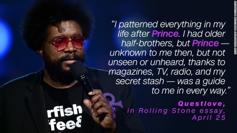 QuestLove has perhaps &lt;a href=&quot;https://www.youtube.com/watch?v=WfhoI6iX5ng&quot; target=&quot;_blank&quot;&gt;one of the best Prince stories ever, &lt;/a&gt;which has gone viral. The drummer/producer said he&#39;s patterned his life after the artist.