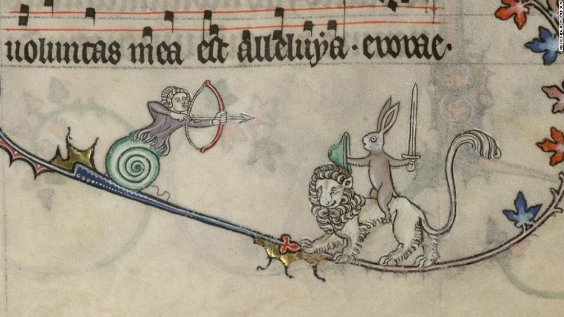 killer rabbits in medieval manuscripts