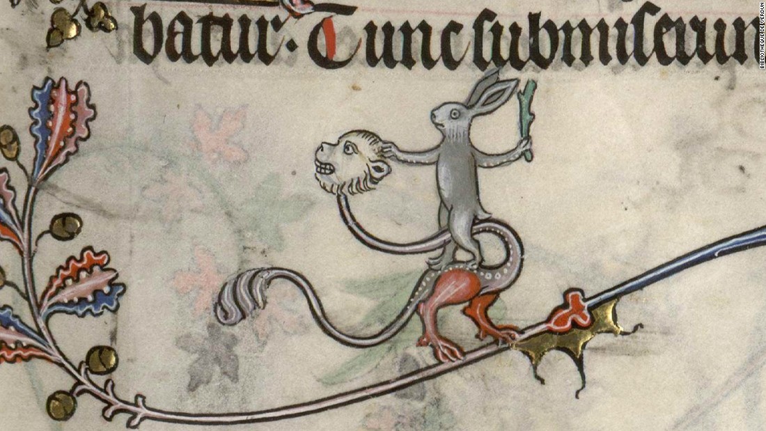 killer rabbits in medieval manuscripts