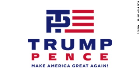 Trump-Pence unveils modified logo - CNNPolitics