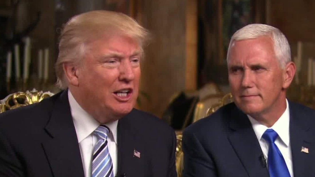 Donald Trump And Mike Pence Give 1st Interview Together Cnn Video