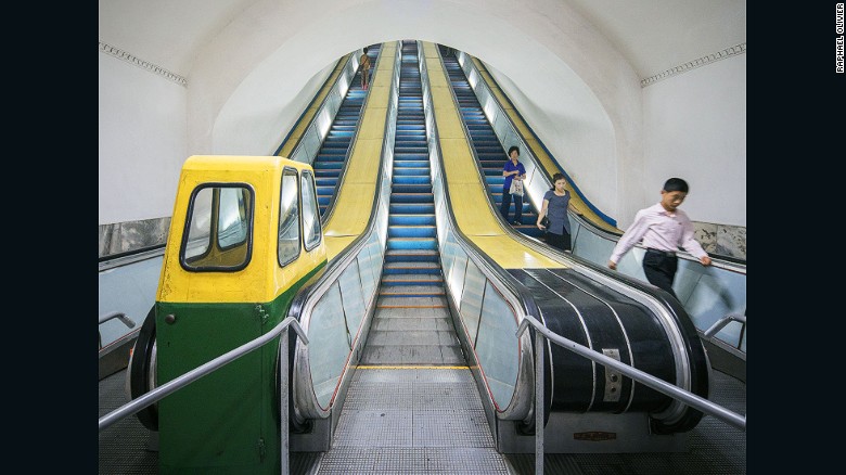 &quot;One of the deepest metro systems in the world, it is accessed by very long and steep escalators. It is also used as a bomb shelter due to its depth.&quot;