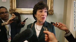 Susan Collins: Trump &#39;can&#39;t set red lines for Bob Mueller&#39;