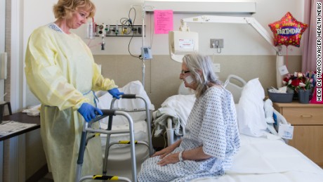 Why are patients admitted to the hospital?