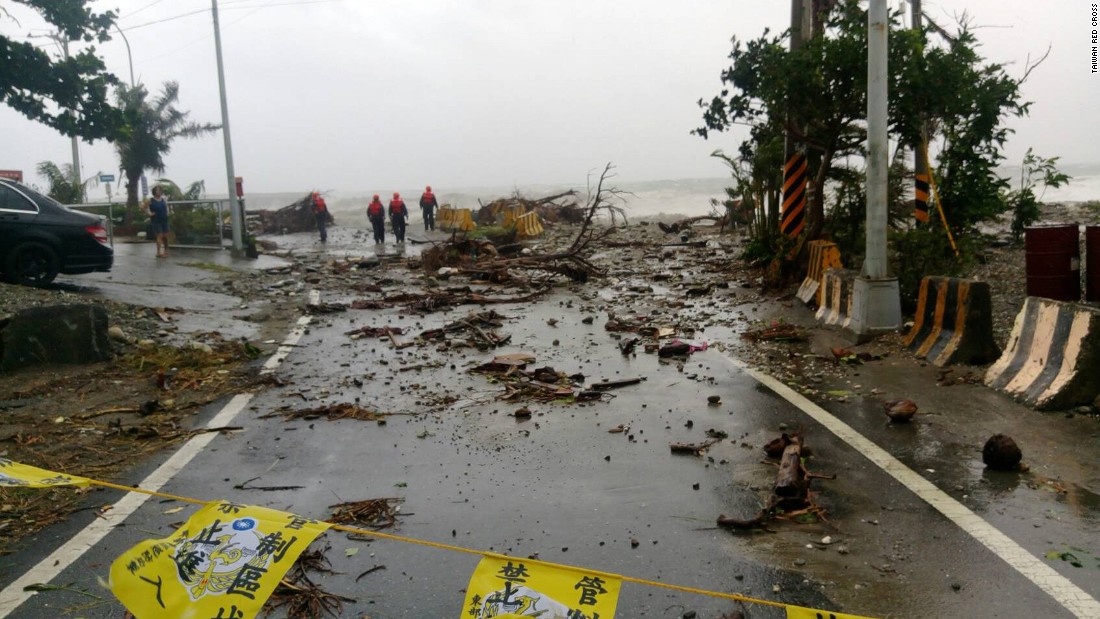 Typhoon Meranti batters Taiwan, barrels into mainland China CNN