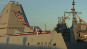 Navy's newest ship USS Zumwalt commissioned