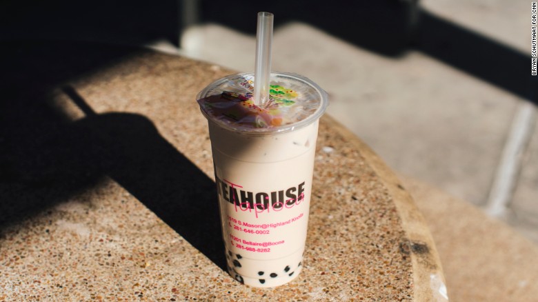 One possible shopping break? A bubble tea from Kim&#39;s Teahouse.