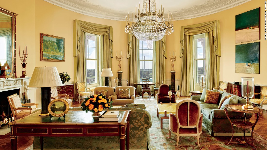 The Obamas gave Architectural Digest magazine an exclusive tour of their private quarters at the White House. 