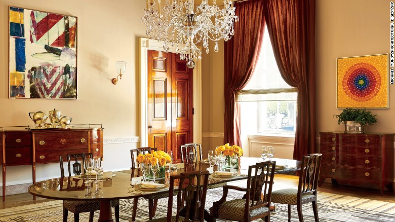 The Old Family Dining room in the White House