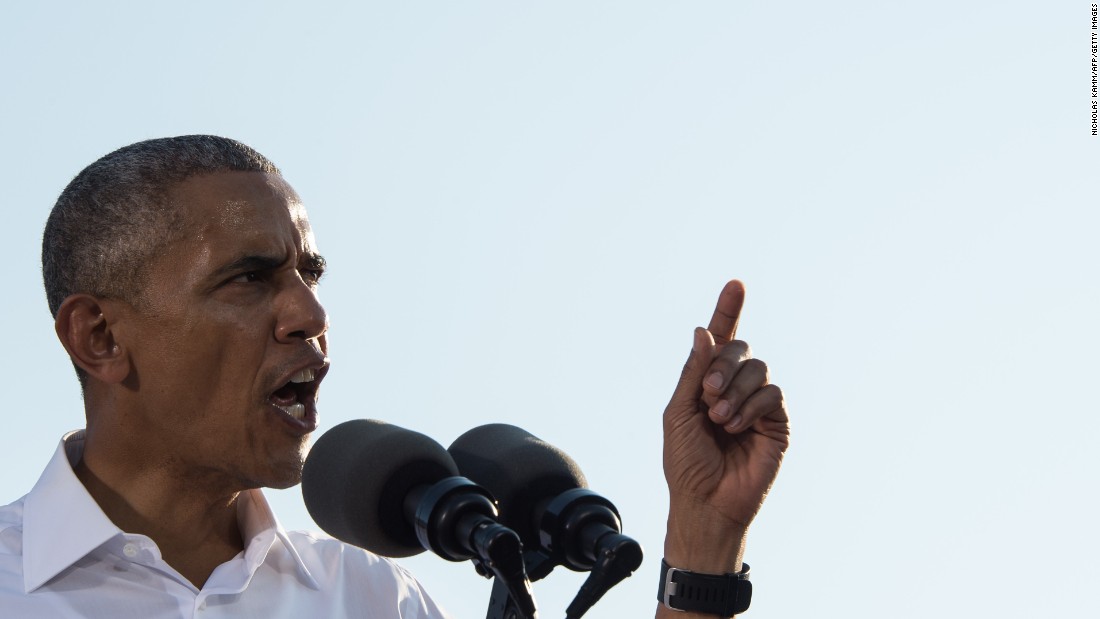 Obama rebukes supporters for shouting down Trump protester