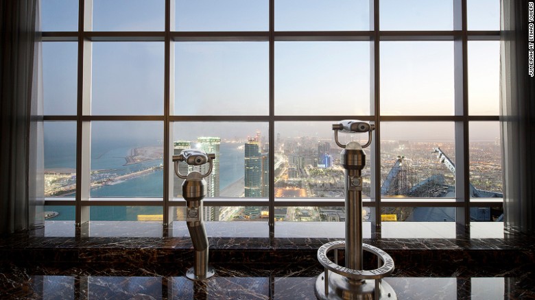 Jumeirah at Etihad offers tea with a view.