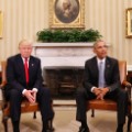 President Barack Obama meets with President-elect Donald Trump in the Oval Office of the White House in Washington, Thursday, Nov. 10, 2016. (AP Photo/Pablo Martinez Monsivais)