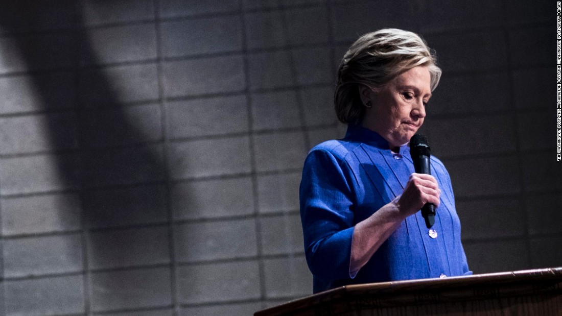 MIAMI, FL - Democratic Nominee for President of the United States former Secretary of State Hillary Clinton speaks to Florida voters at a Baptist Church in Miami, Florida Sunday October 30, 2016. (Photo by Melina Mara/The Washington Post via Getty Images)