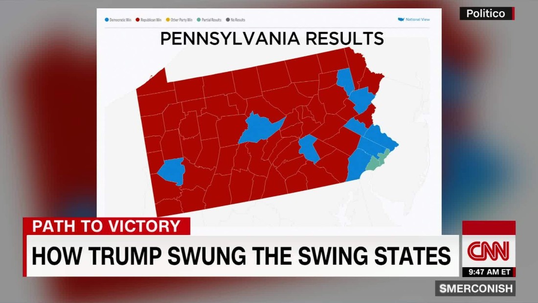 How Trump Won Swing State PA - CNN Video