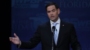 Rubio hails Syria strikes, says Russians don&#39;t have &#39;standing&#39; to criticize